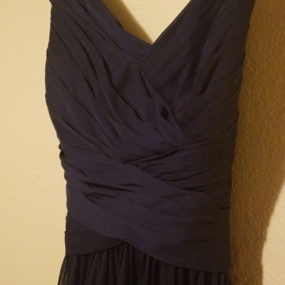 Navy blue bridesmaid's dress - Picture 2 of 4